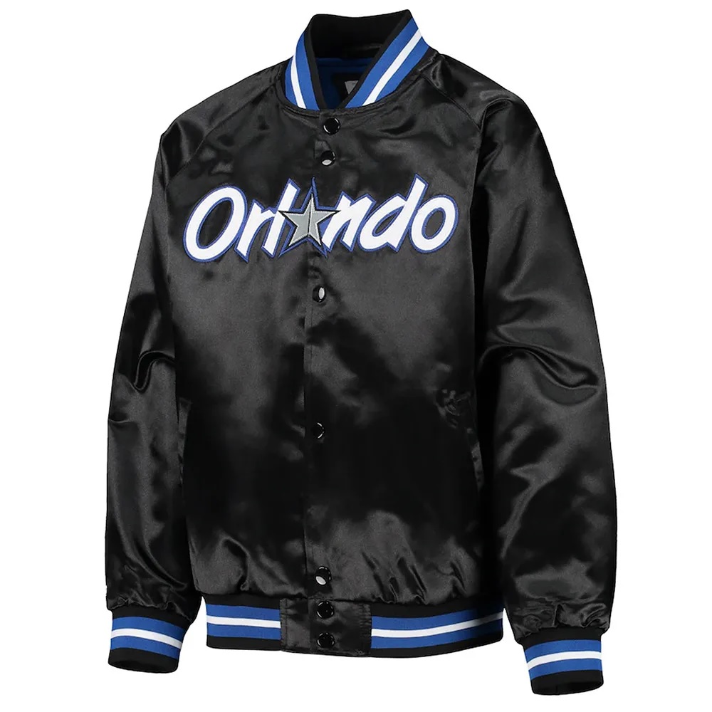 Black Orlando Magic Youth Hardwood Classics Jacket
