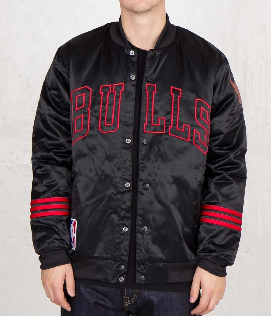 Chicago Bulls NBA Black Jacket