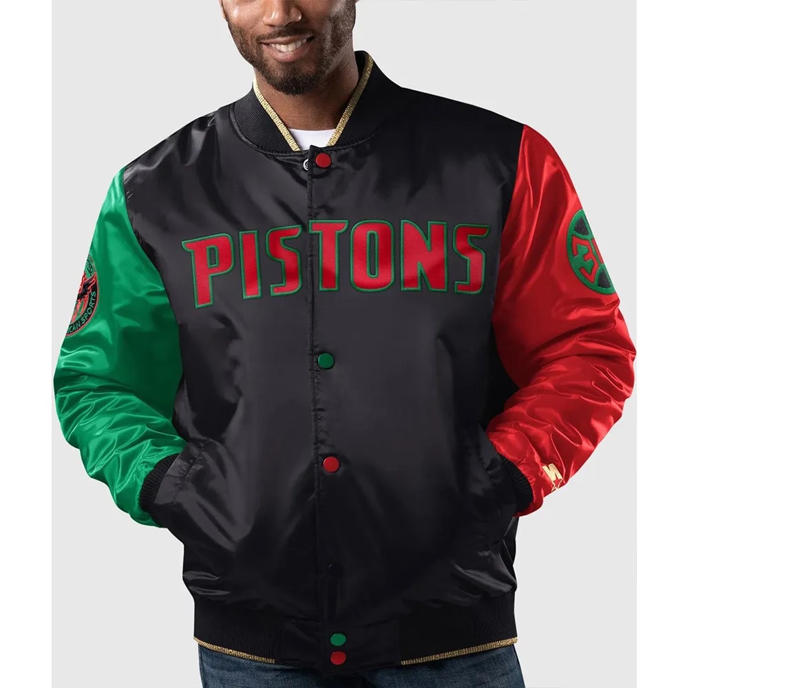 Detroit Pistons Ty Mopkins Black History Month Jacket