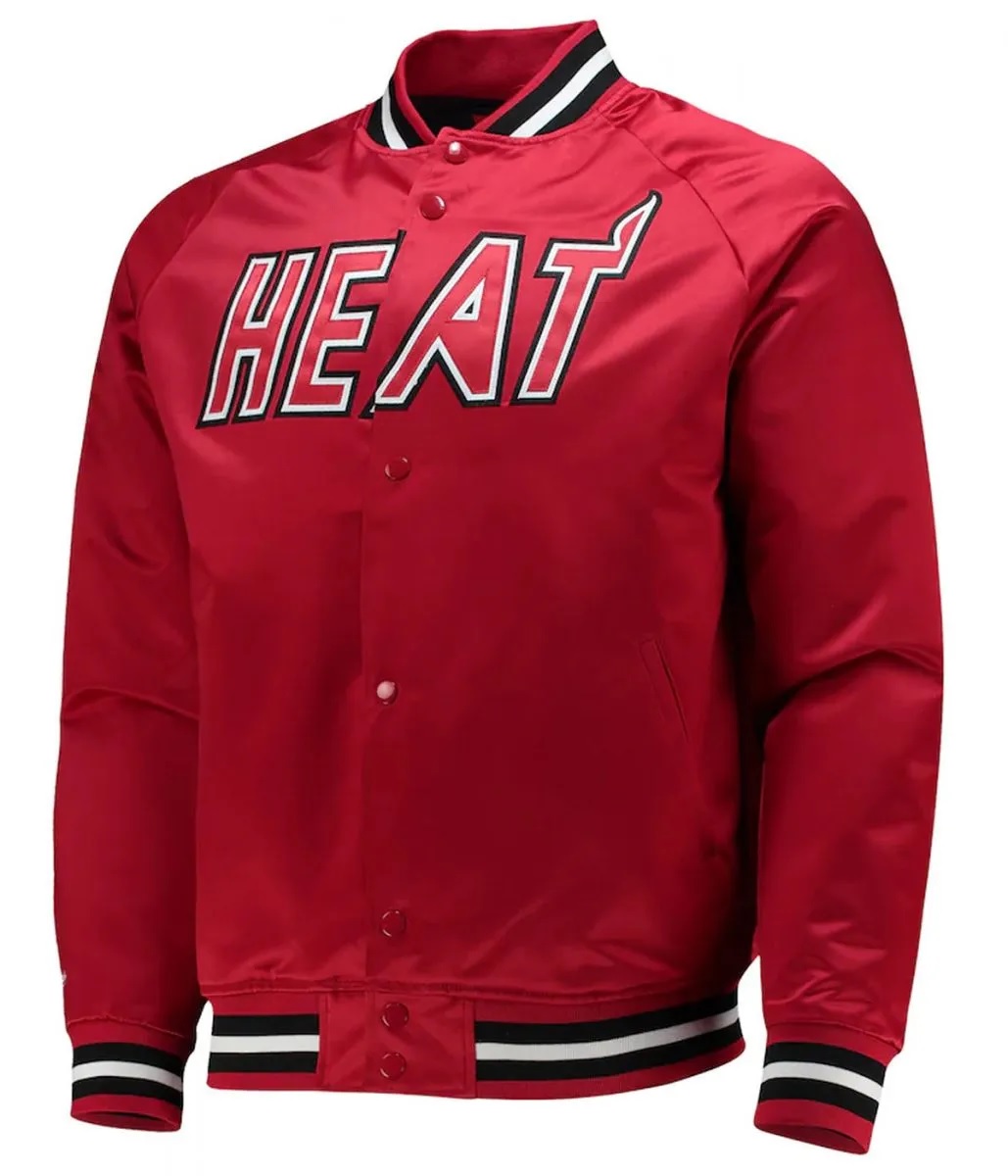 Hardwood Classics Miami Heat Red Jacket