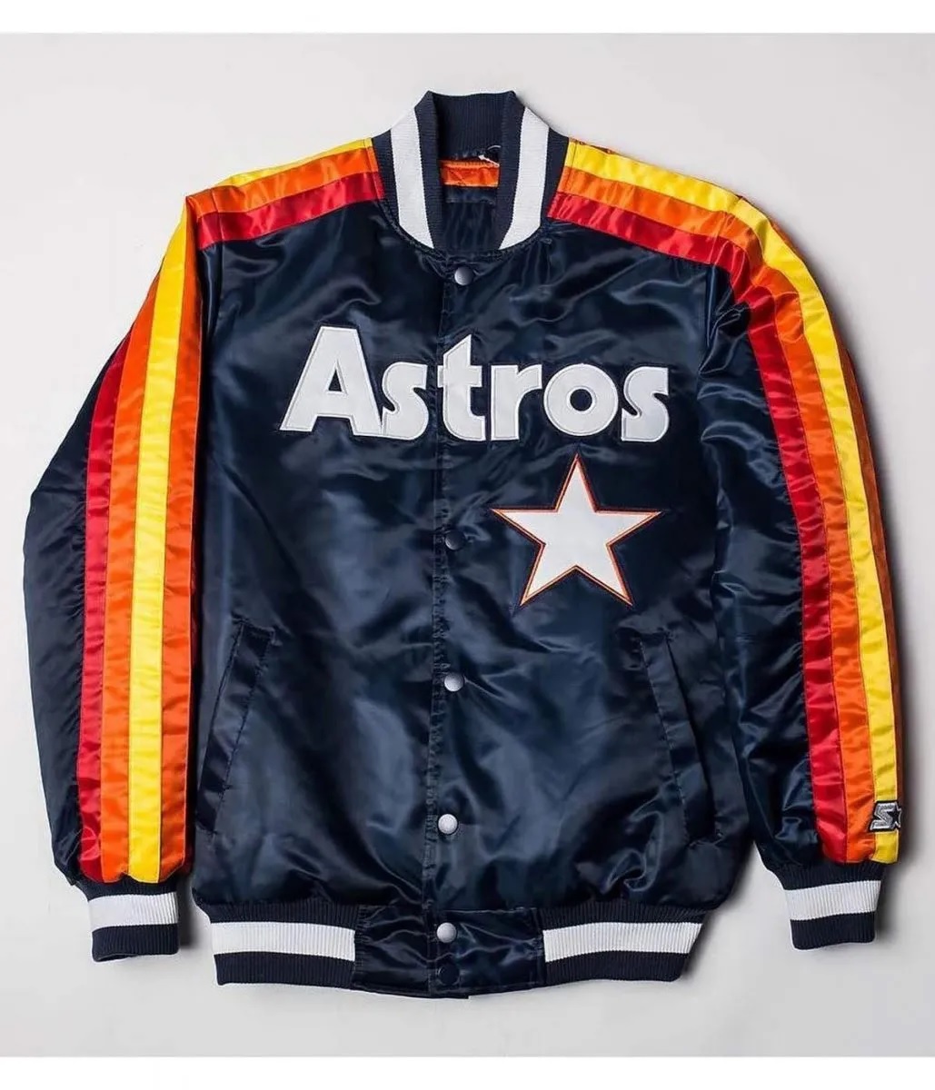 Houston Astros Bomber Blue Jacket