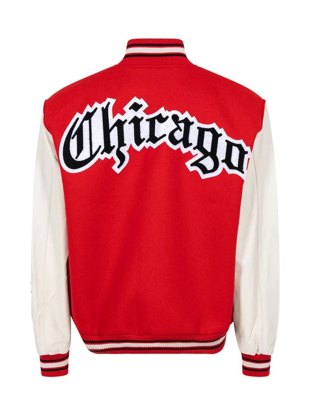 Jeff Hamilton Chicago Bulls Red And White Jacket