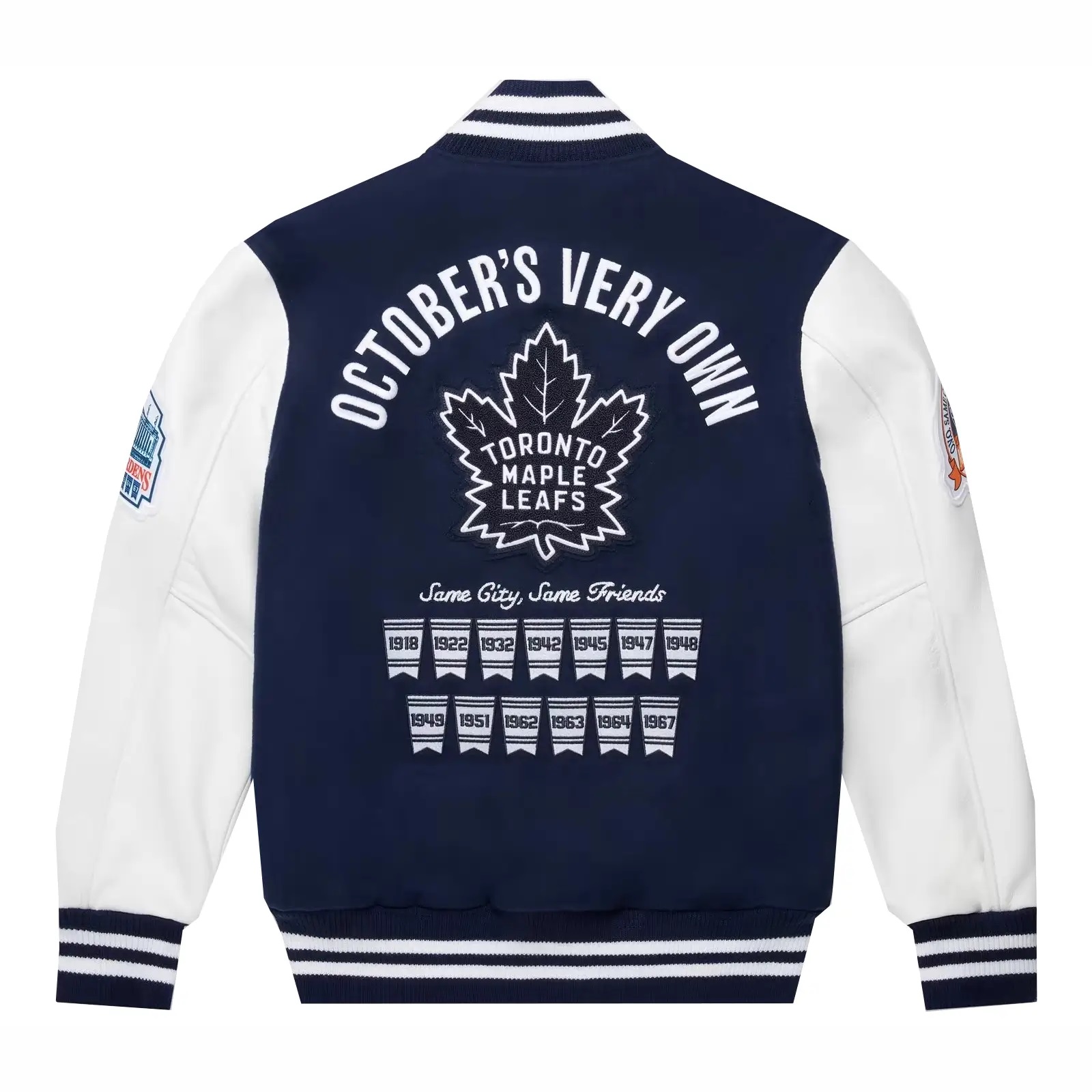 OVO x Toronto Maple Leafs Varsity Jacket