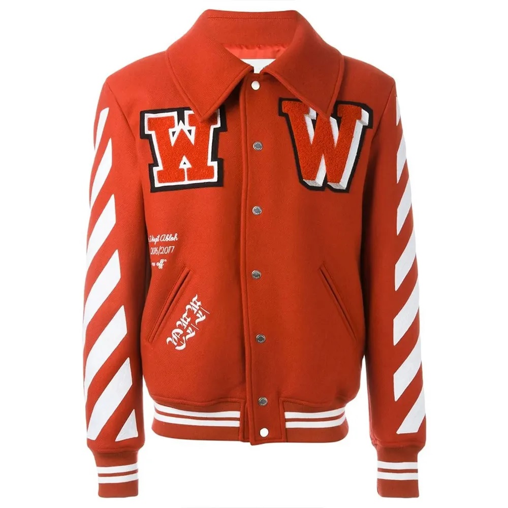 Off-White 2015 Virgil Abloh Wool Jacket with Patches