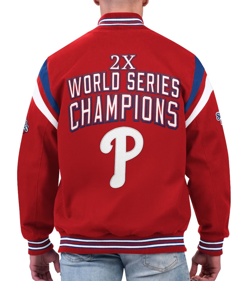 Philadelphia Phillies 2x World Series Champions Jacket