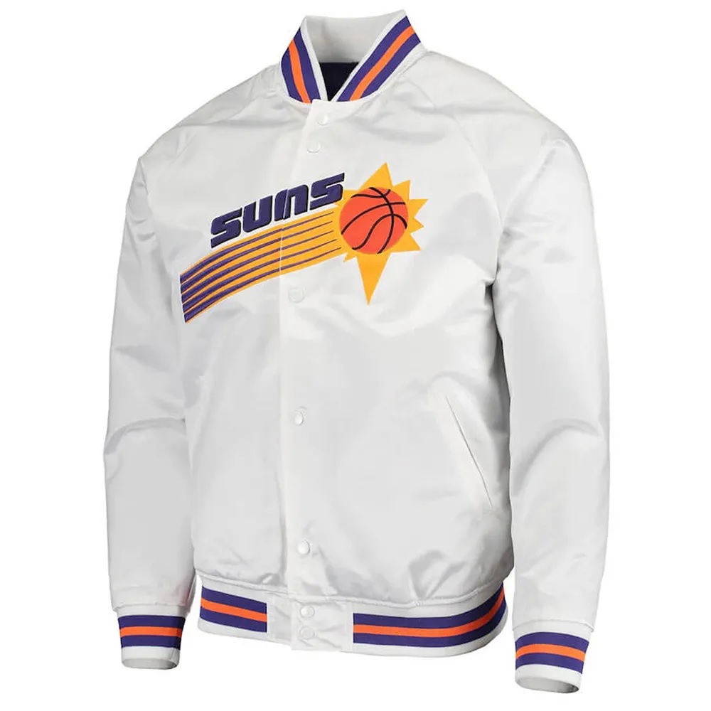 Phoenix Suns Throwback White Jacket