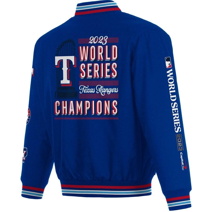 2023 Texas Rangers World Series Champions Full-Snap Jacket