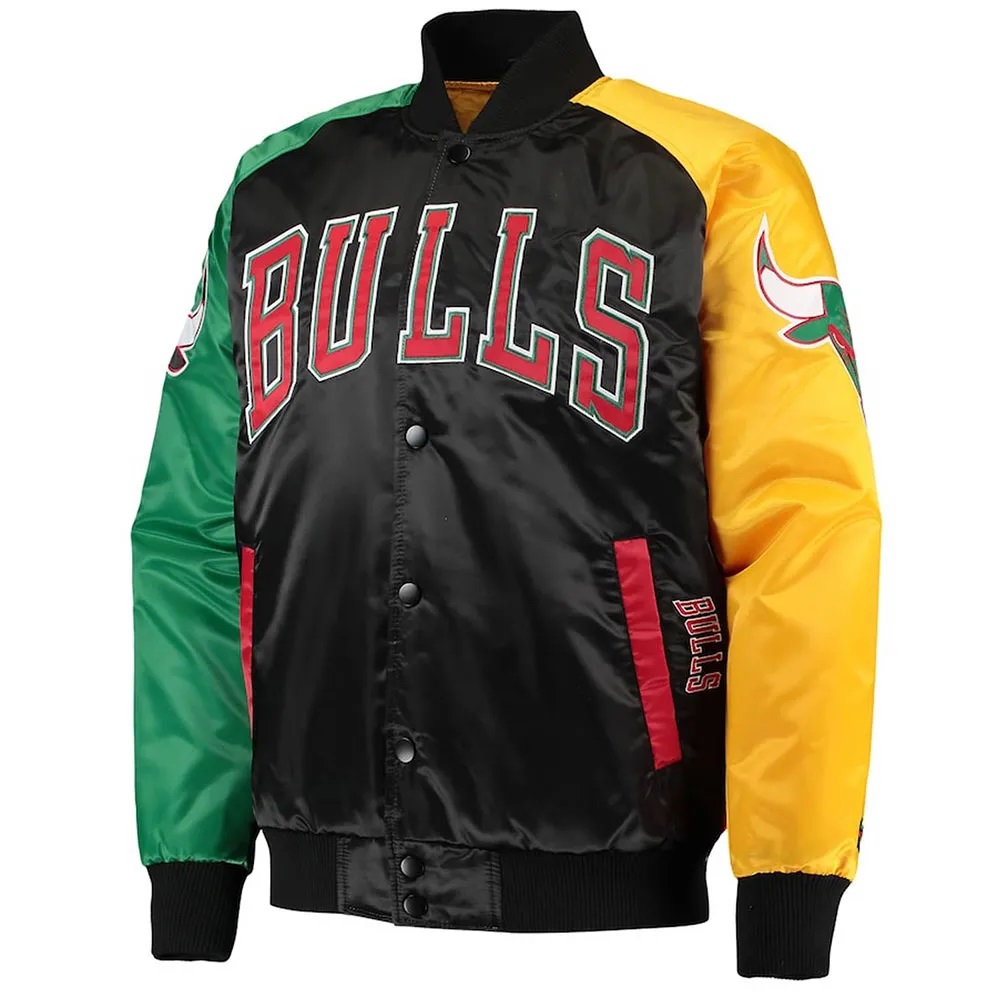 Ty Mopkins Chicago Bulls Satin Jacket