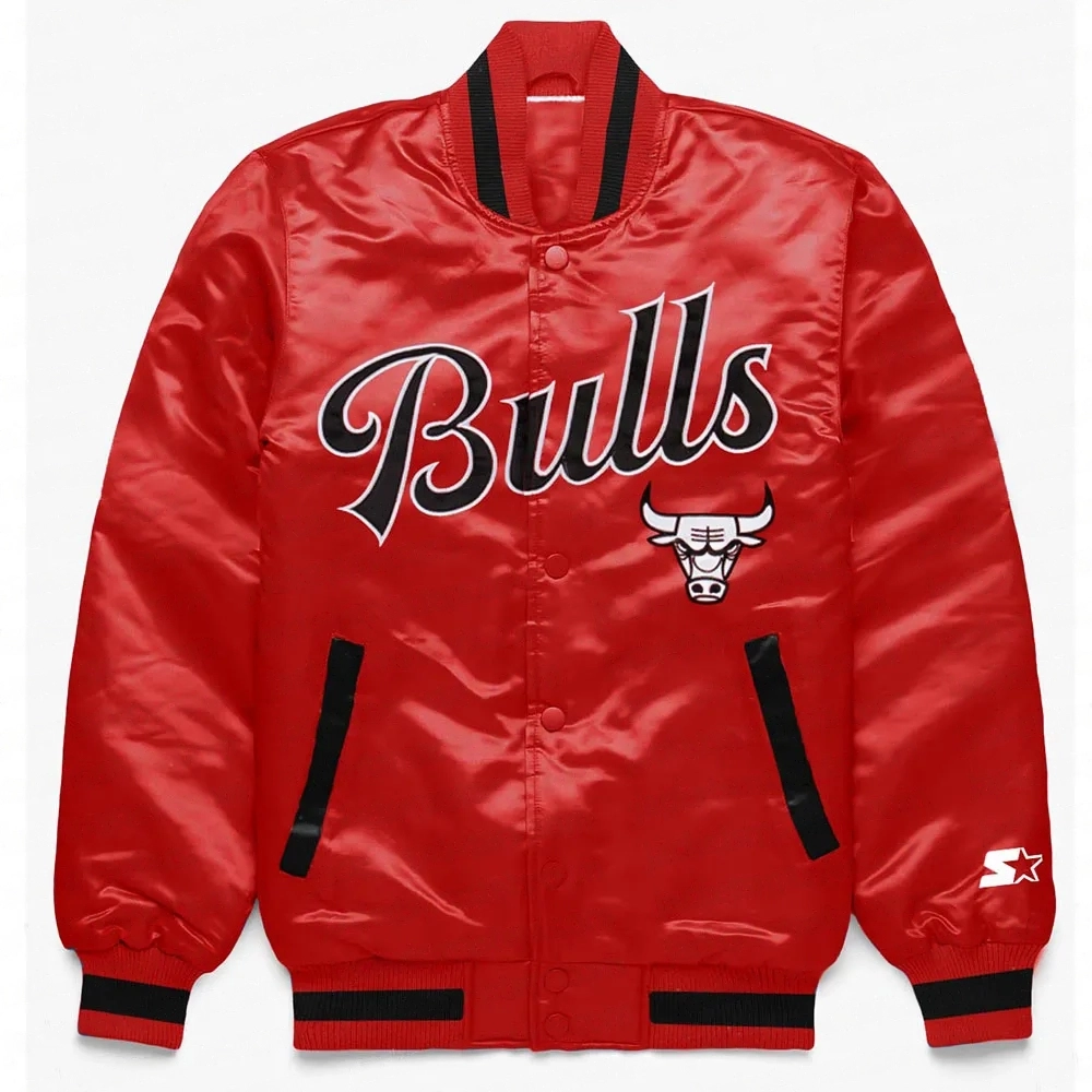 Chicago Bulls Exclusive Red Satin Jacket