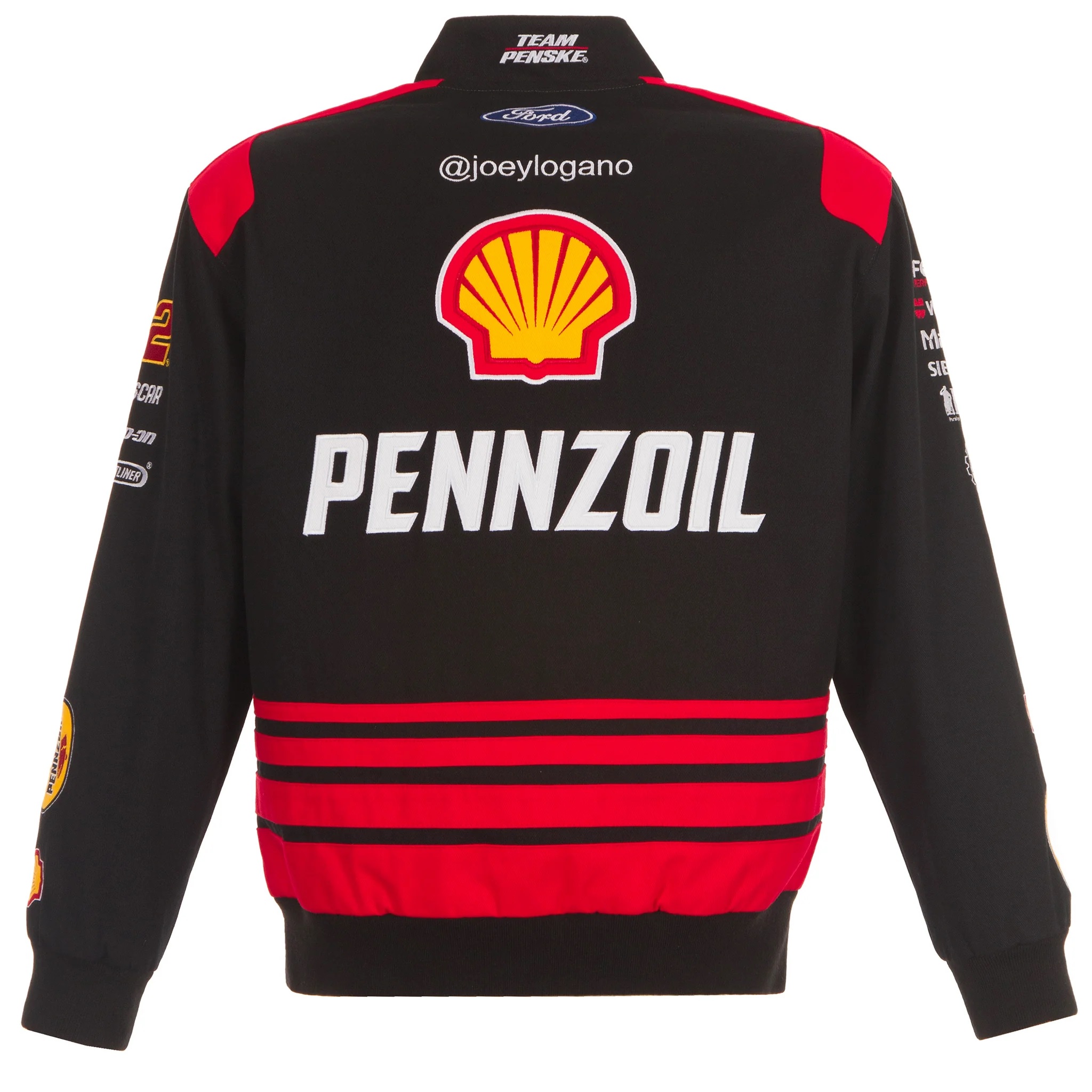 2024 Joey Logano NASCAR Pennzoil Full-Snap Jacket