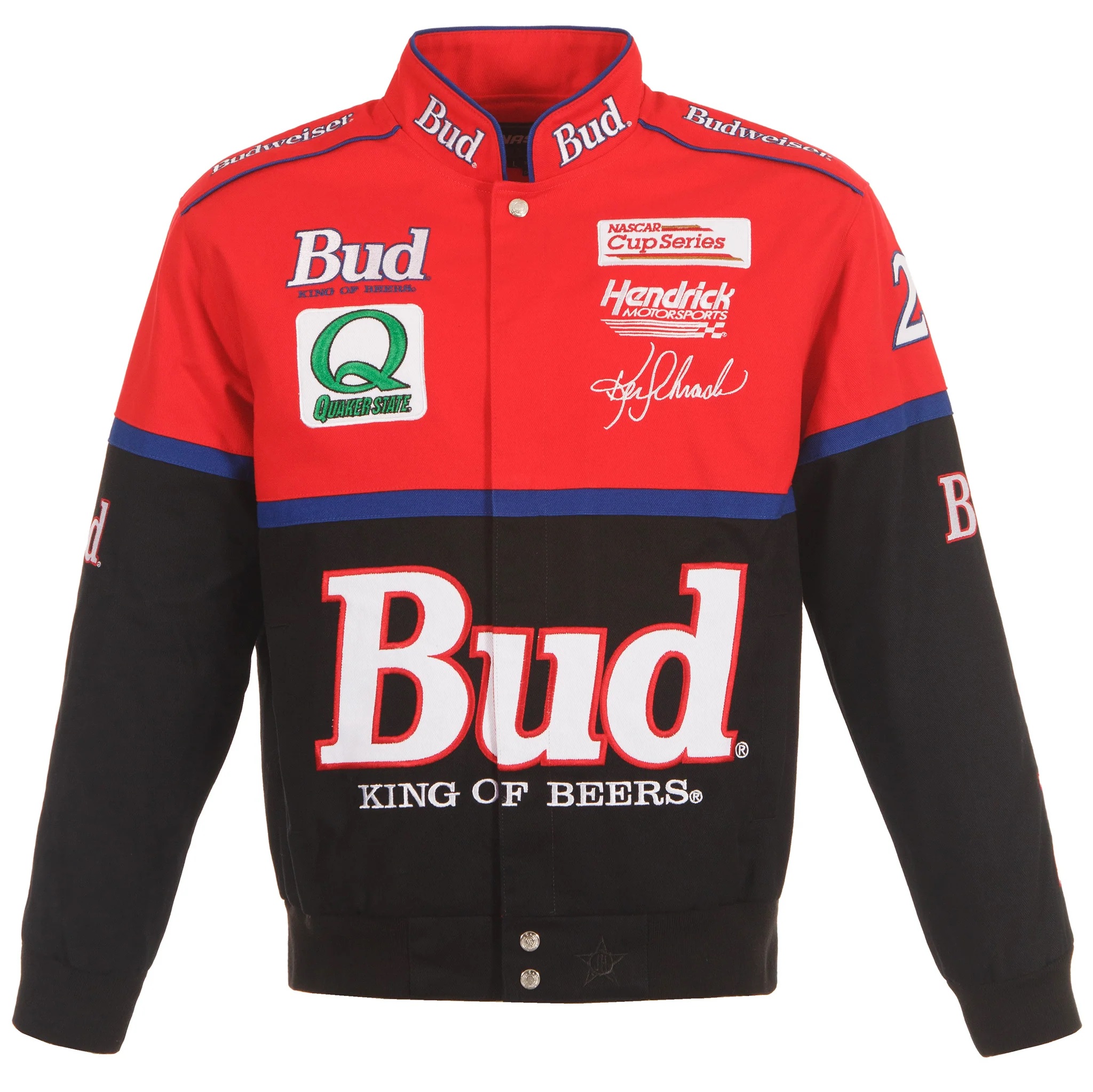 2024 Ken Schrader NASCAR Bud Full-Snap Jacket