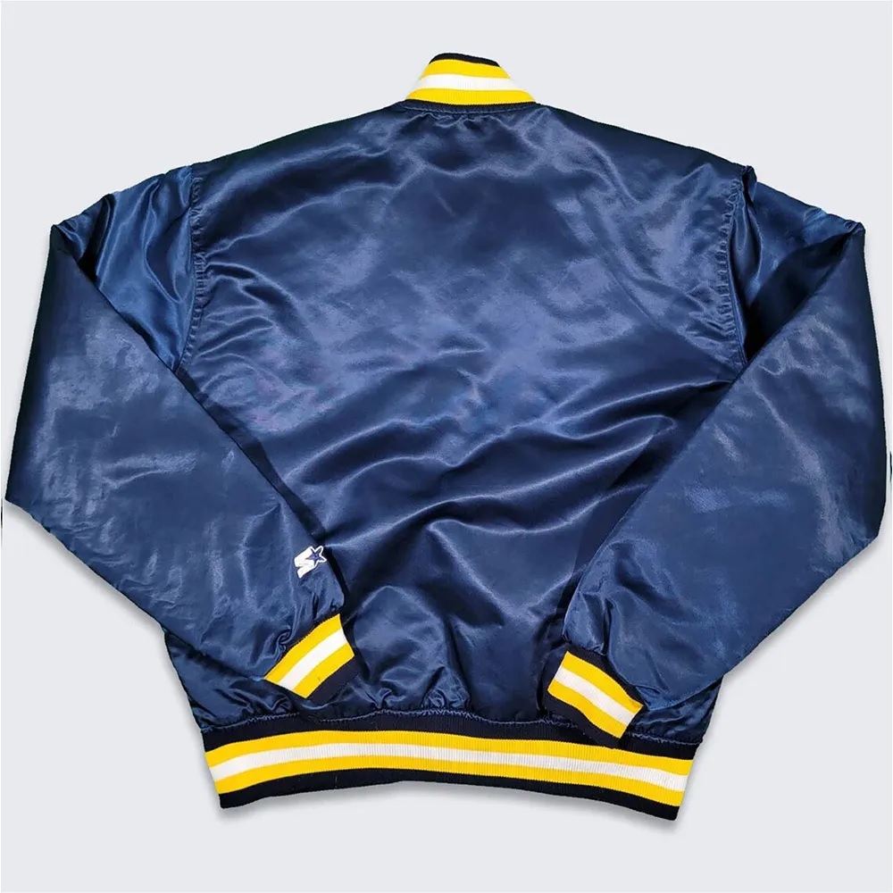 80’s Indiana Pacers Navy Bomber Jacket