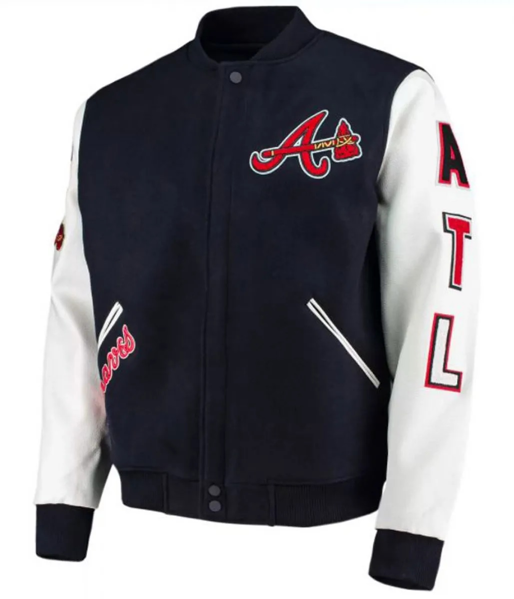 ATL Atlanta Braves Varsity Letterman Jacket