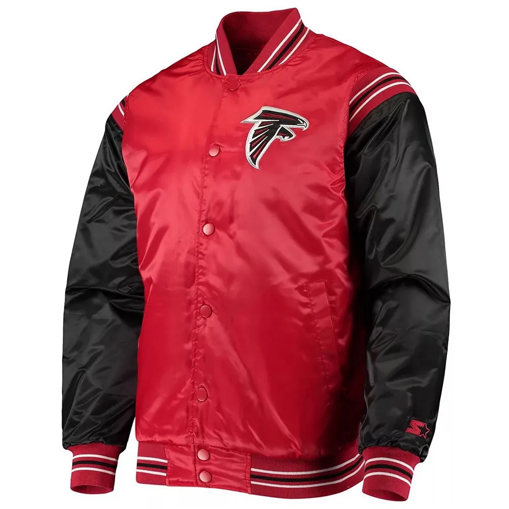 Atlanta Falcons Enforcer Red black Satin Jacket