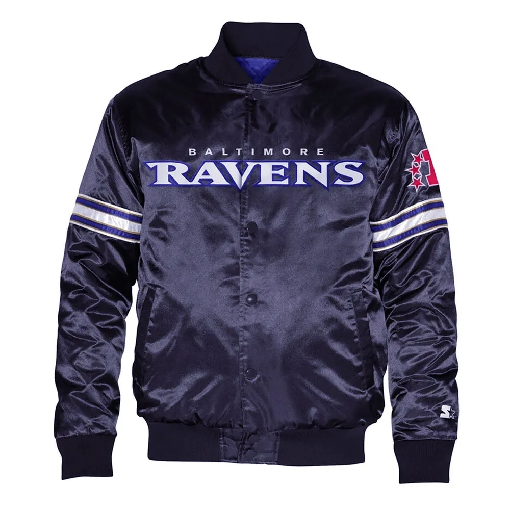 Baltimore Ravens Triple Black Jacket