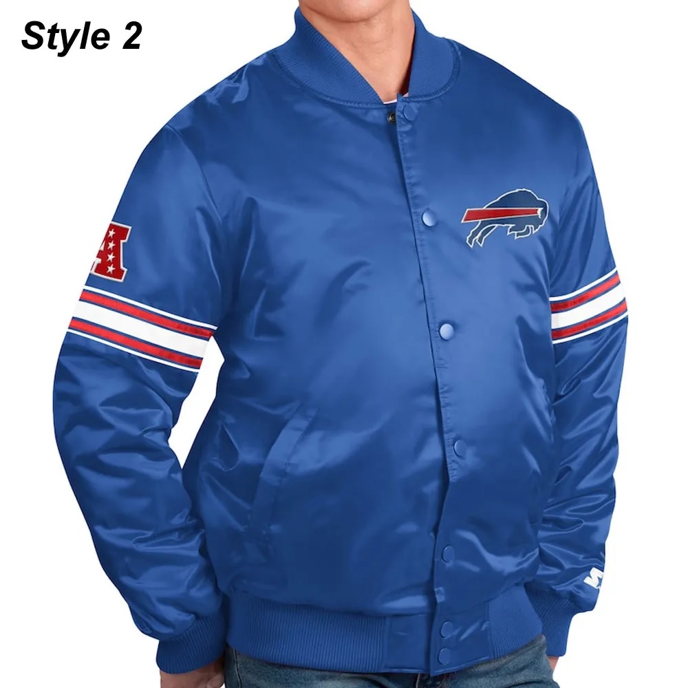 Bomber Buffalo Bills Royal Blue Jacket