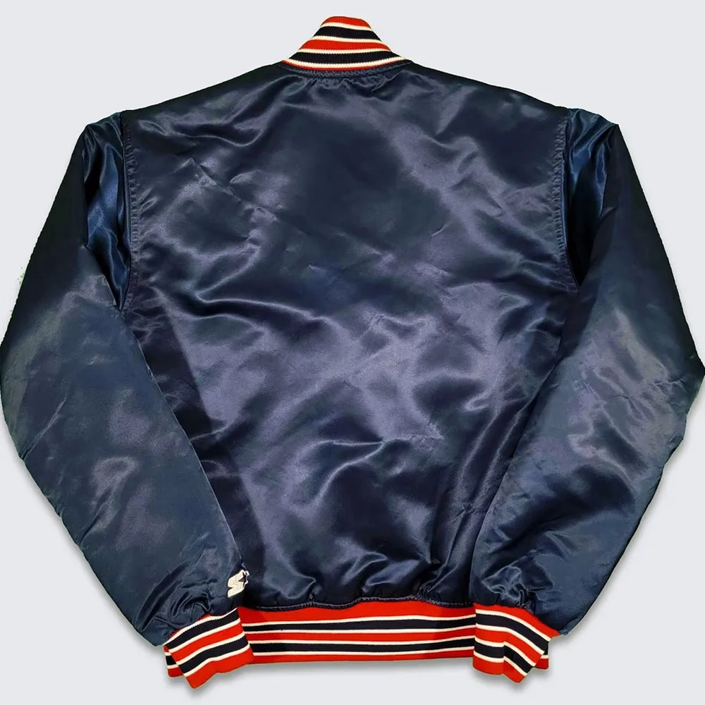 Boston Red Sox Vintage 80’s Satin Blue Jacket