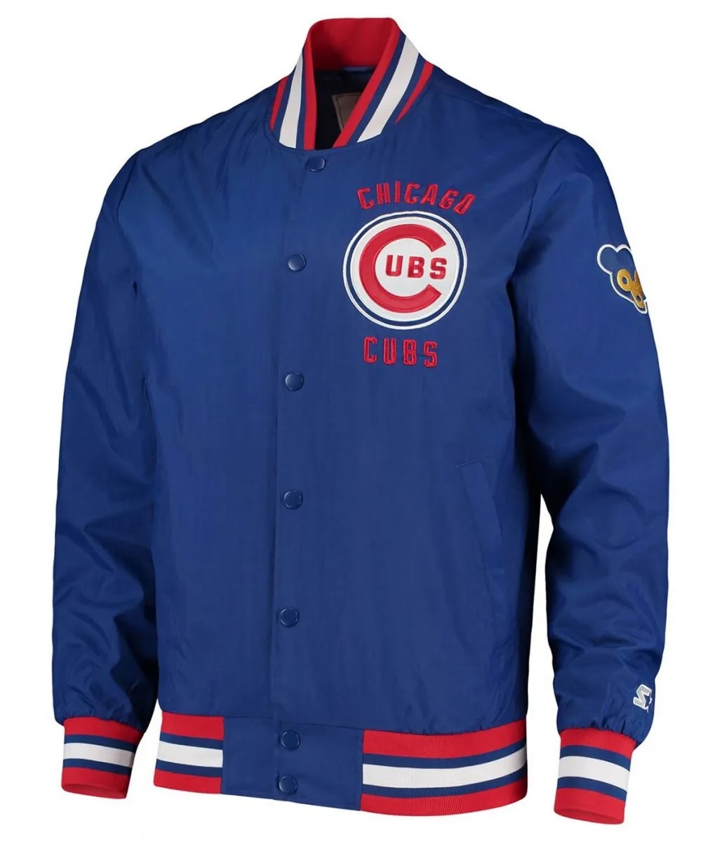 Chicago Cubs The Jet III Royal Blue Bomber Jacket