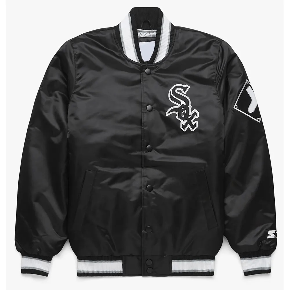 Chicago White Sox Black Bomber Jacket