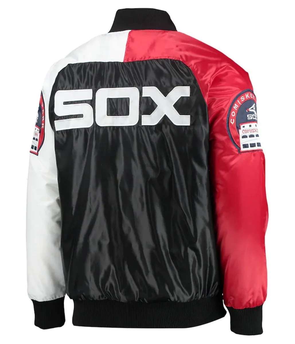 Chicago White Sox Full-Snap Satin Jacket