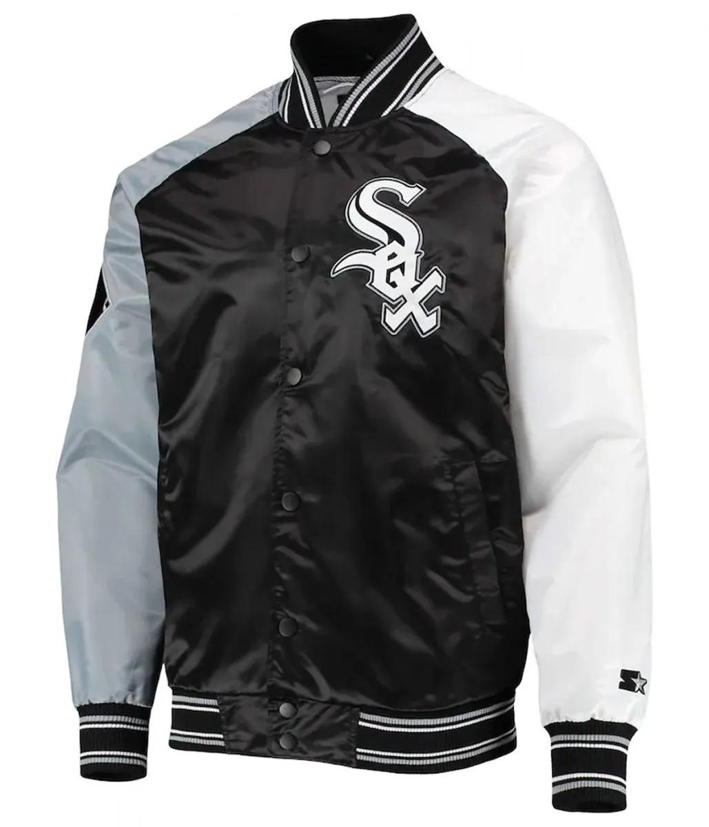 Chicago White Sox Reliever Raglan Full-Snap Jacket