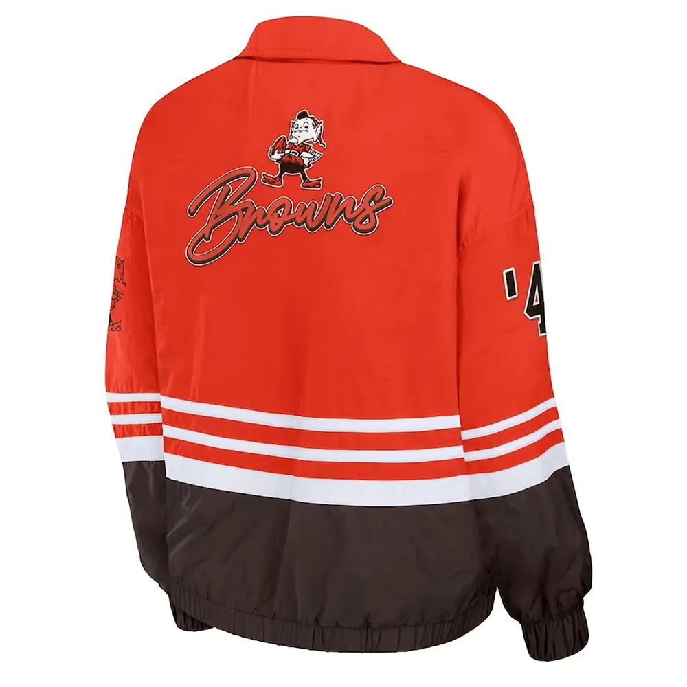 Cleveland Browns Throwback Windbreaker Jacket