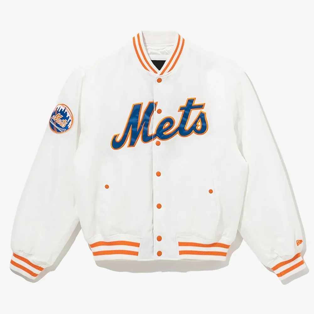 Cooperstown New York Mets Chrome Jacket