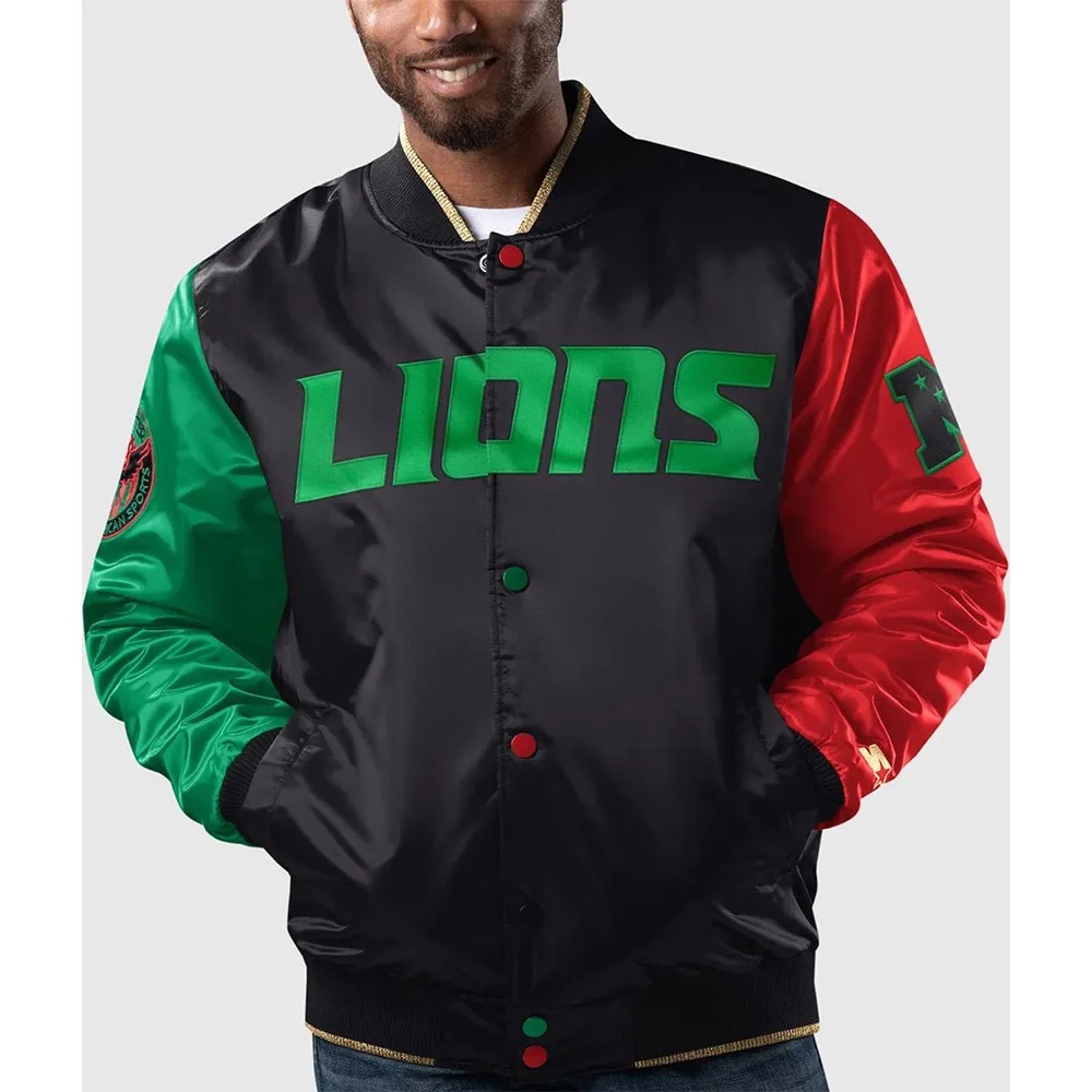 Detroit Lions Ty Mopkins Black History Month Jacket