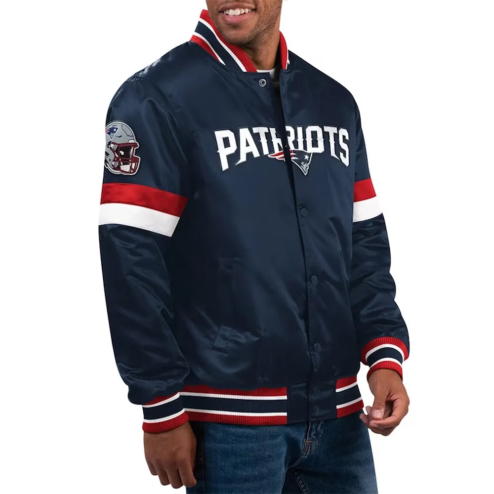 Home Game New England Patriots Navy Jacket