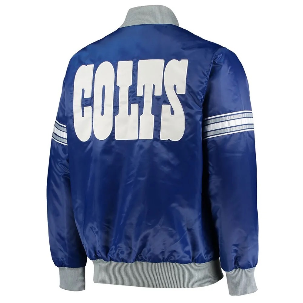 Indianapolis Colts The Tradition II Team Satin Jacket