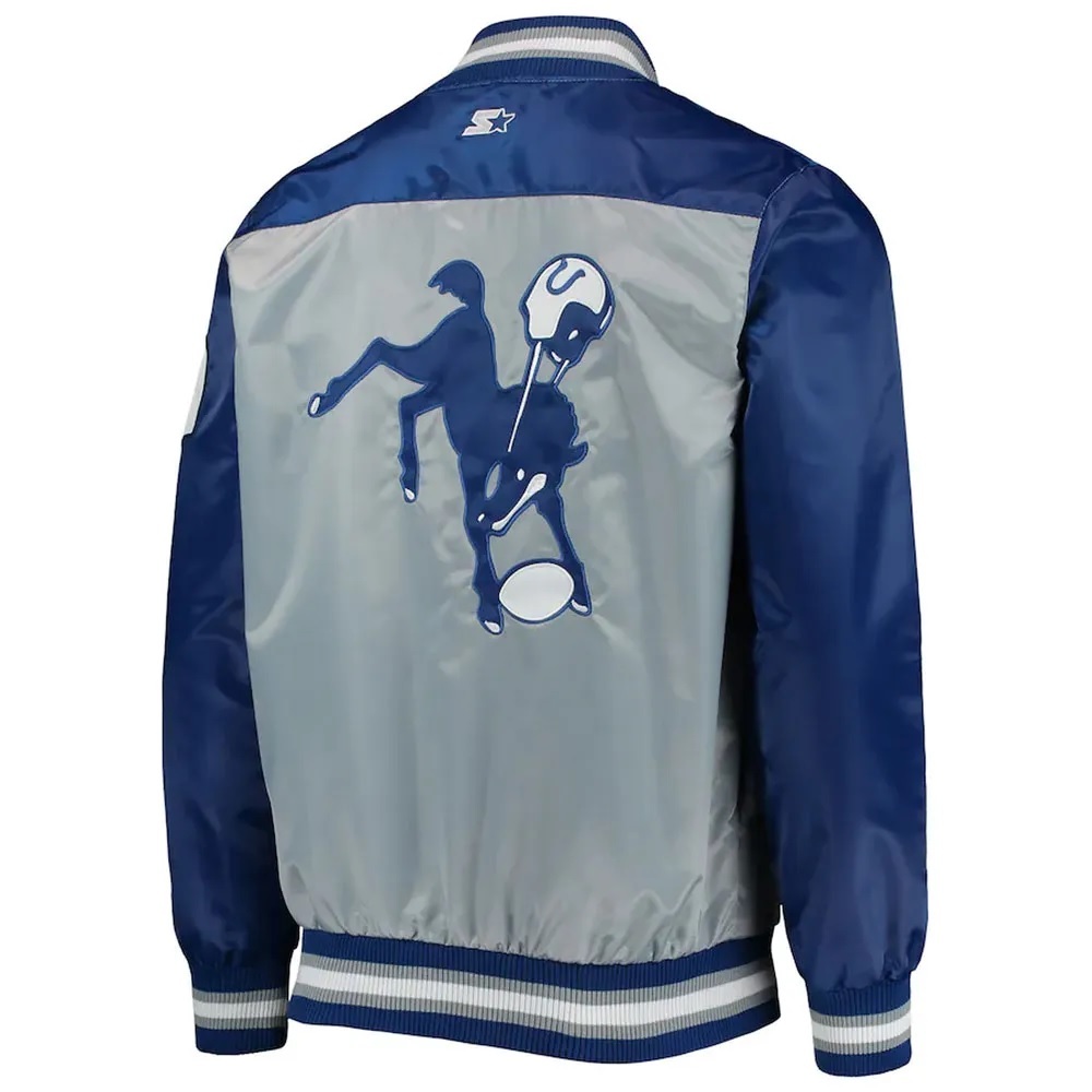 Indianapolis Colts The Tradition II Team Satin Jacket