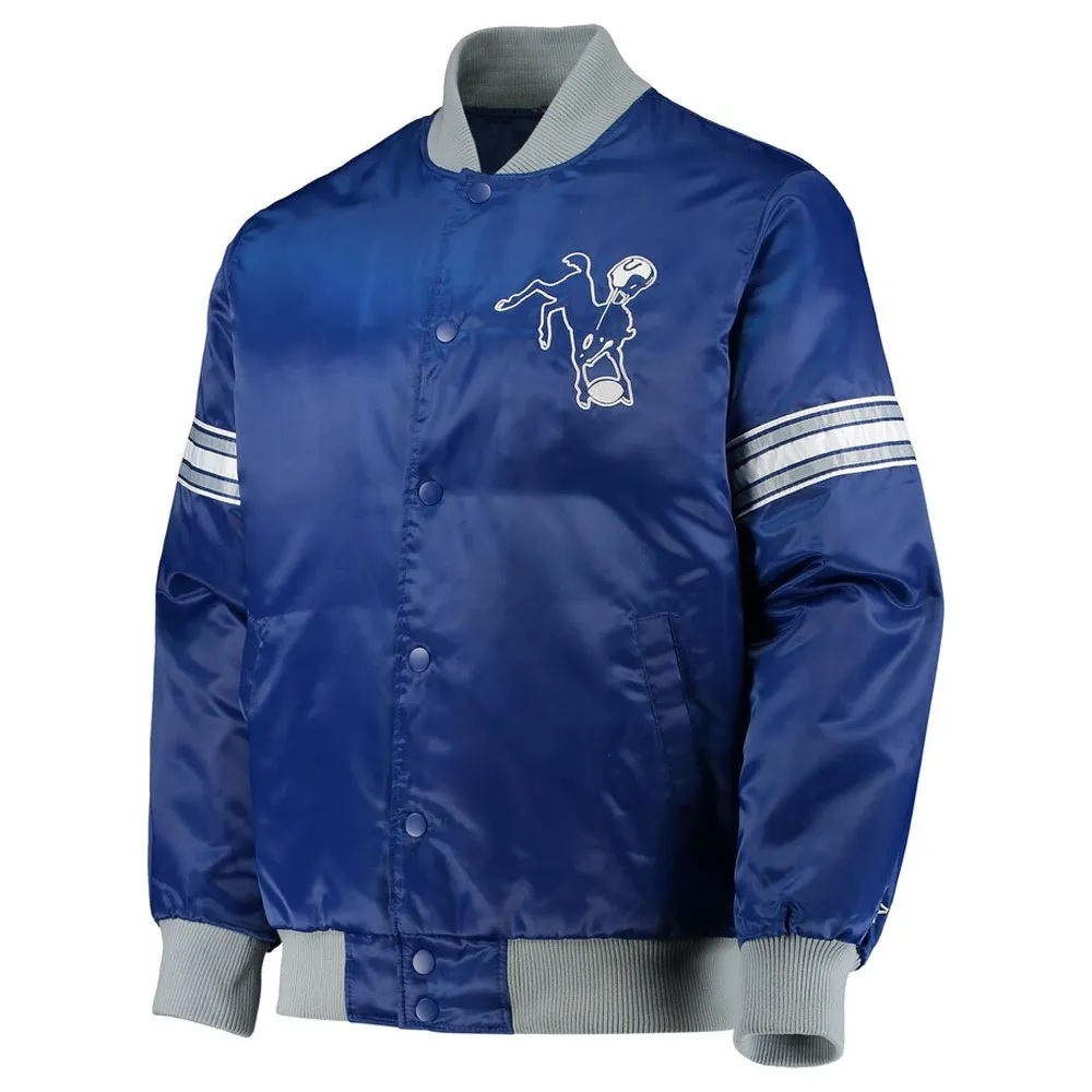 Indianapolis Colts The Tradition II Team Satin Jacket