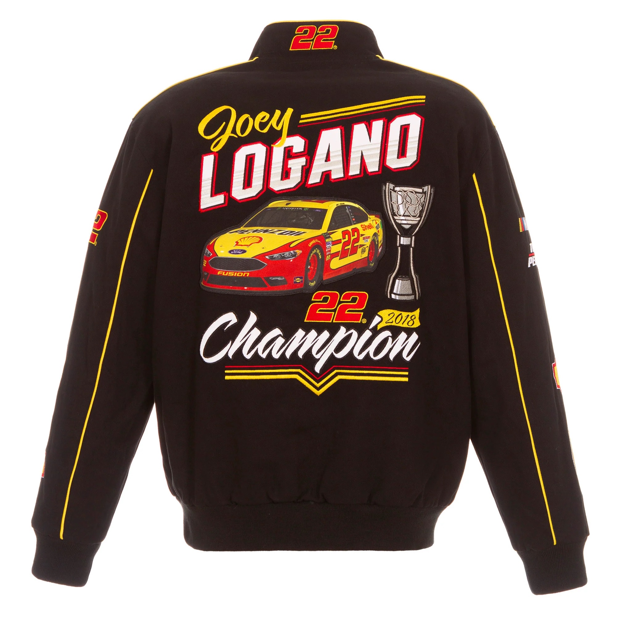 Joey Logano NASCAR Cup Series Champion Twill Jacket