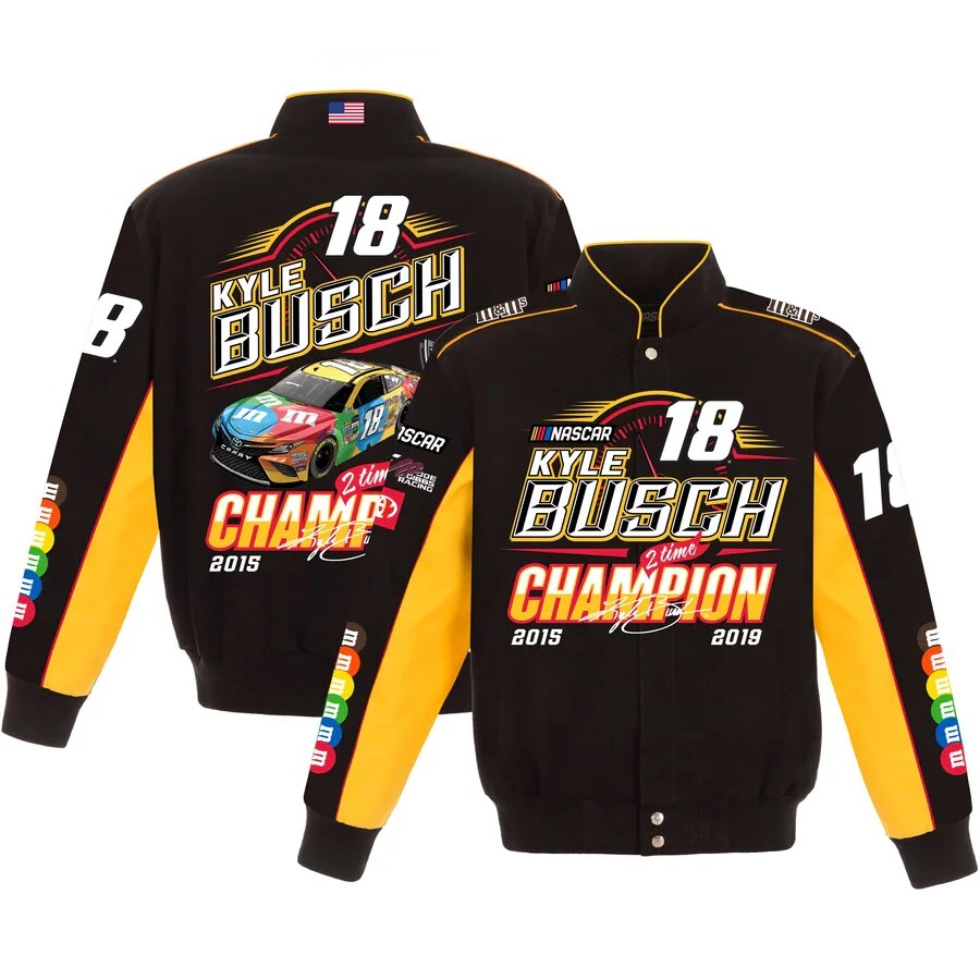 Kyle Busch Two-Time Monster Energy Nascar Cup Series Champion Jacket