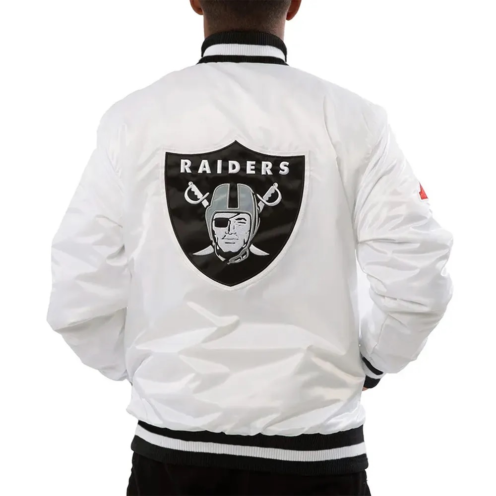 Mark Davis Las Vegas Raiders White Jacket
