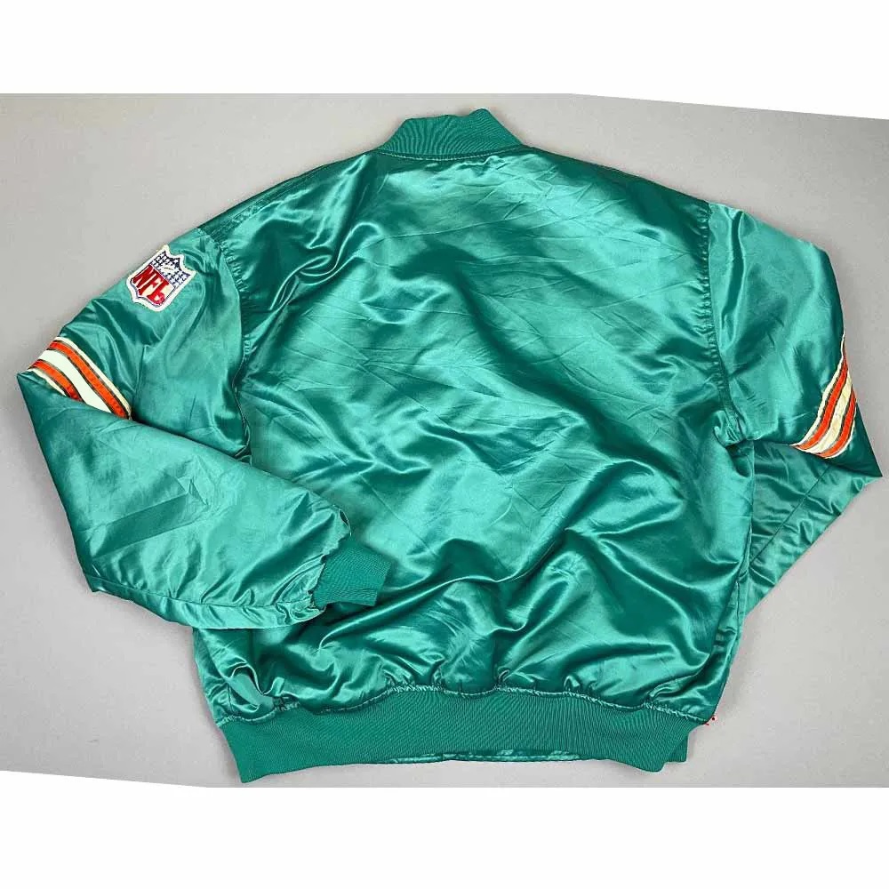 Miami Dolphins 80s Green Jacket