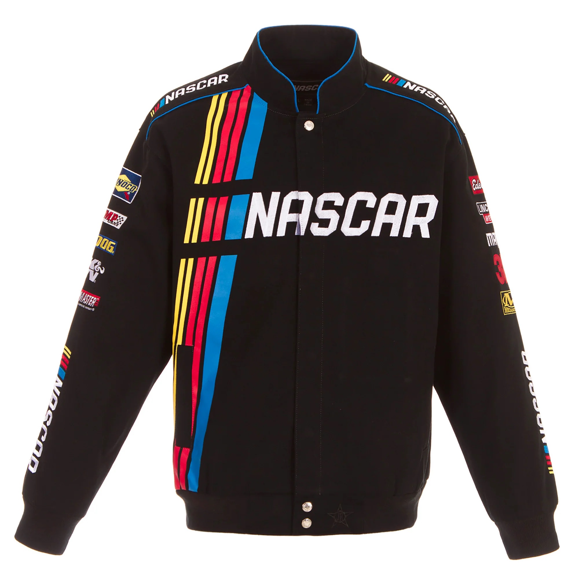 NASCAR Racing Generic Official Twill Jacket - Black