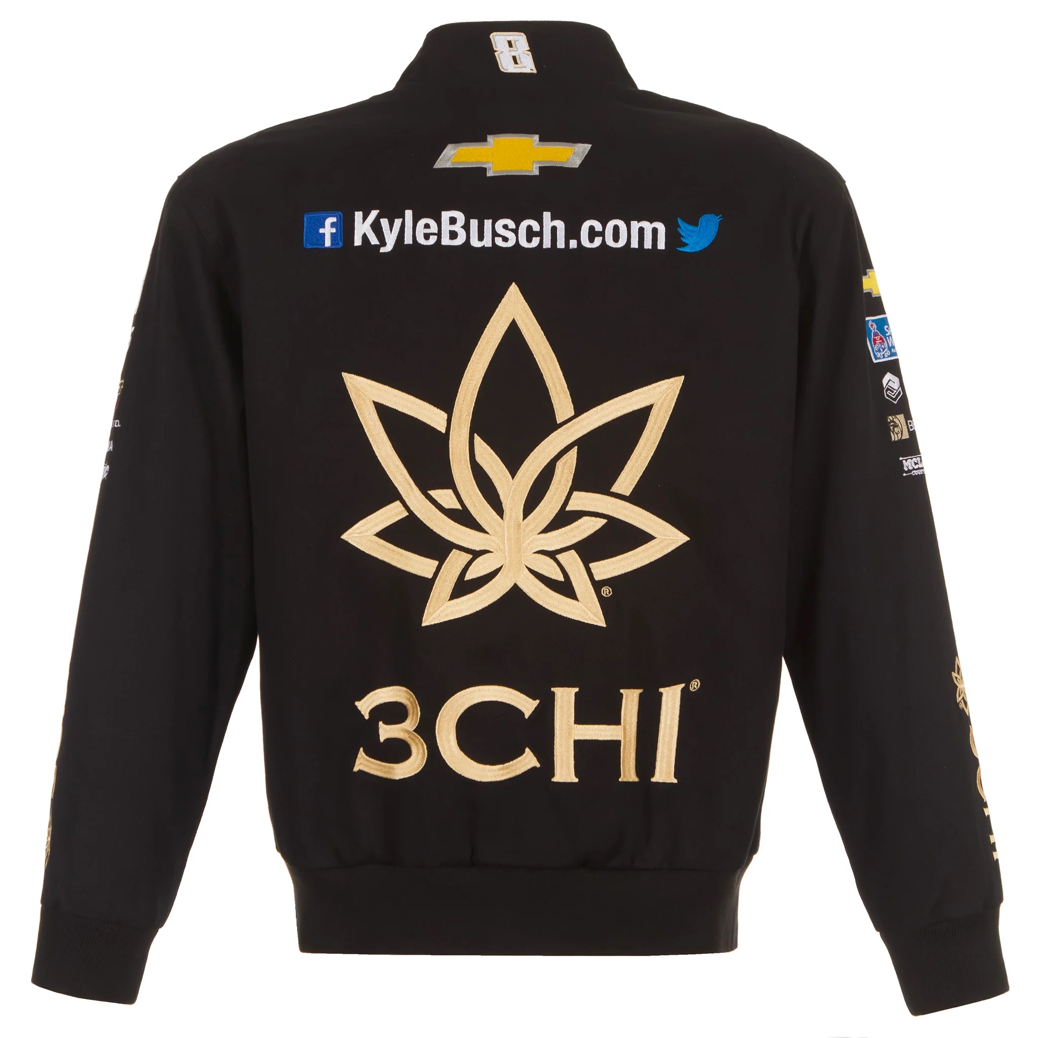 Nascar Kyle Busch 3Chi Cotton Twill Full Snap Jacket