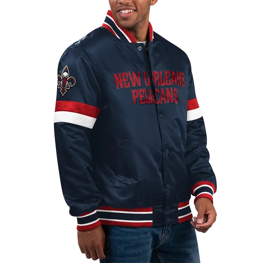 New Orleans Pelicans Home Game Navy Jacket