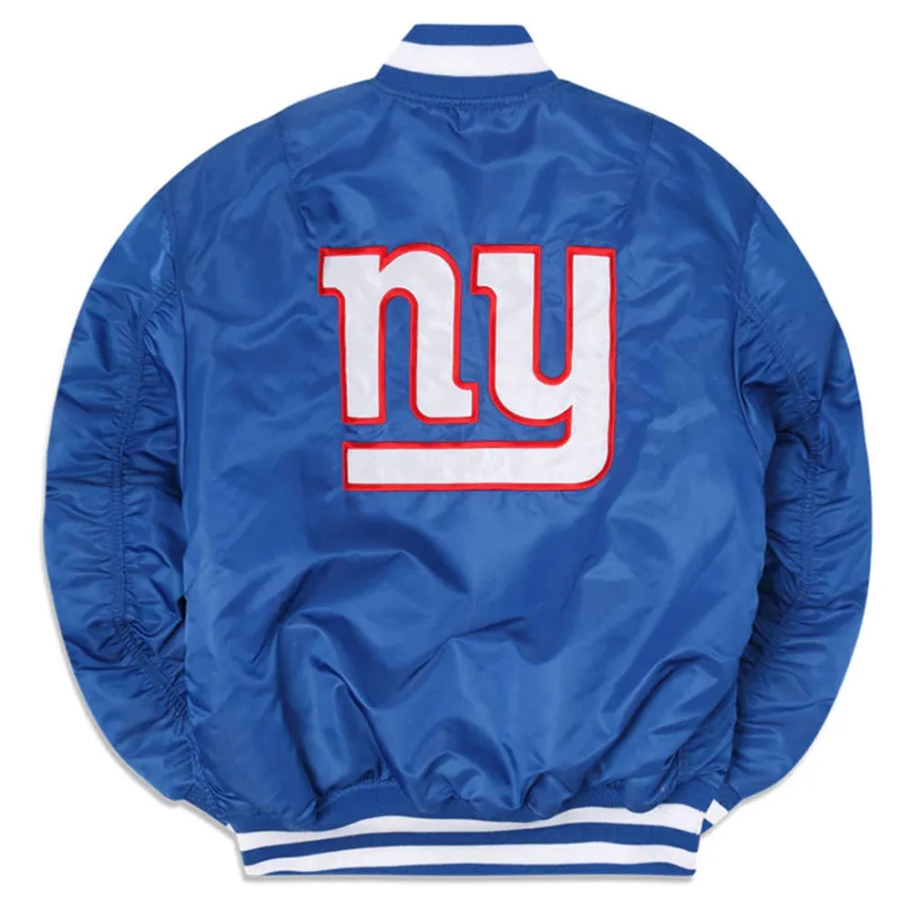 New York Giants Bomber MA-1 Jacket