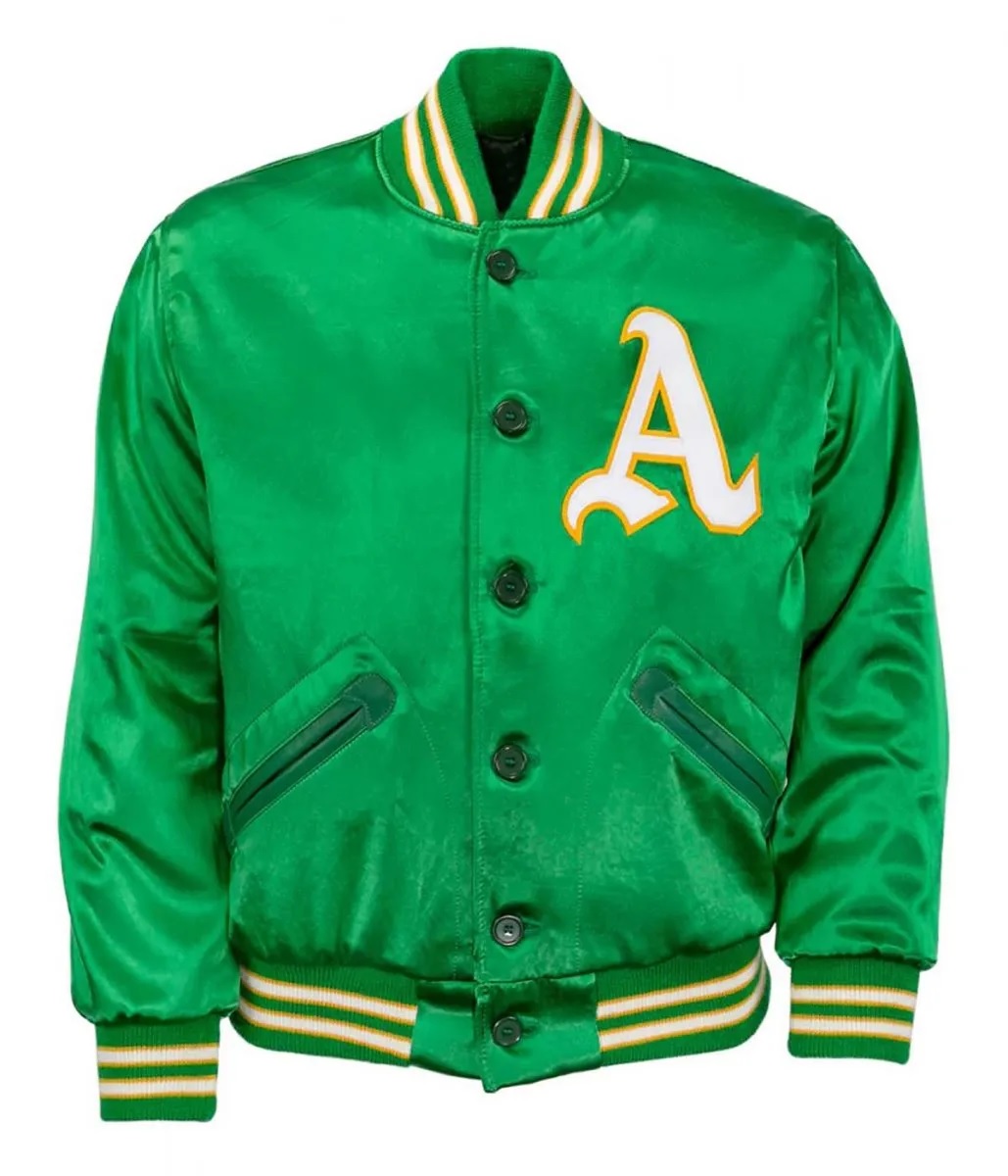 Oakland Athleticss 1968 Bomber Green Jacket