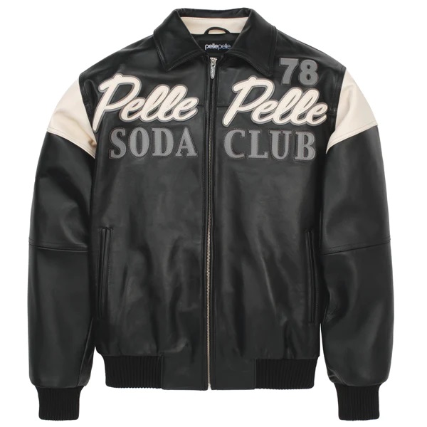 Pelle Pelle Soda Club Plush Black Jacket