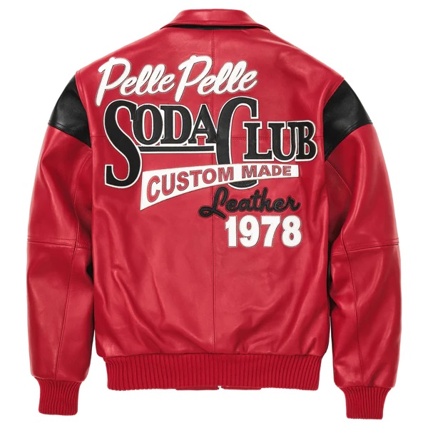 Pelle Pelle Soda Club Plush Red Jacket