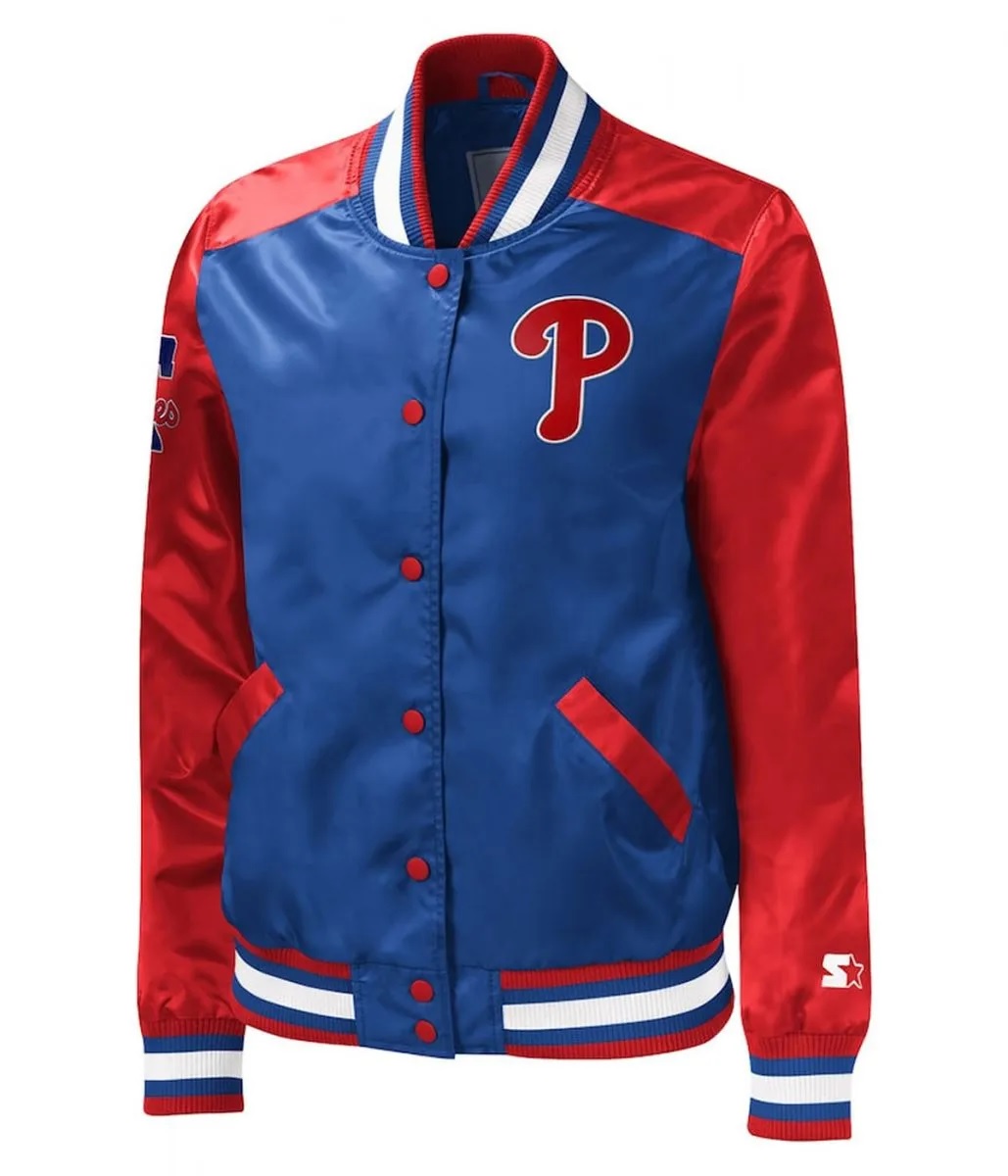 Philadelphia Phillies The Legend Royal/Red Satin Jacket