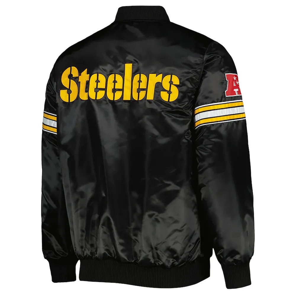 Pittsburgh Steelers Pick and Roll Satin Jacket