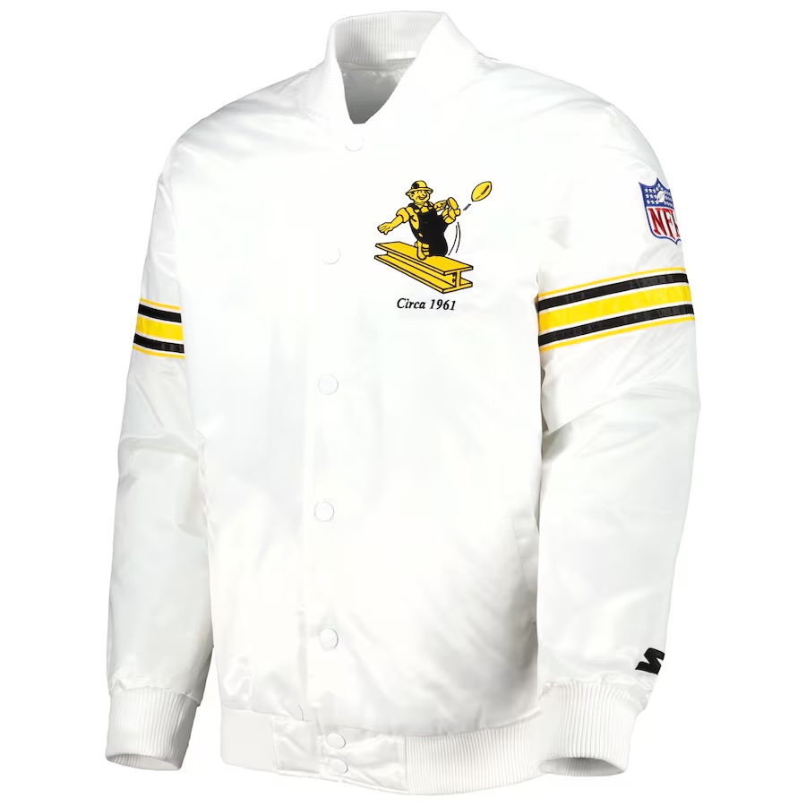 Pittsburgh Steelers The Power Forward Satin Jacket