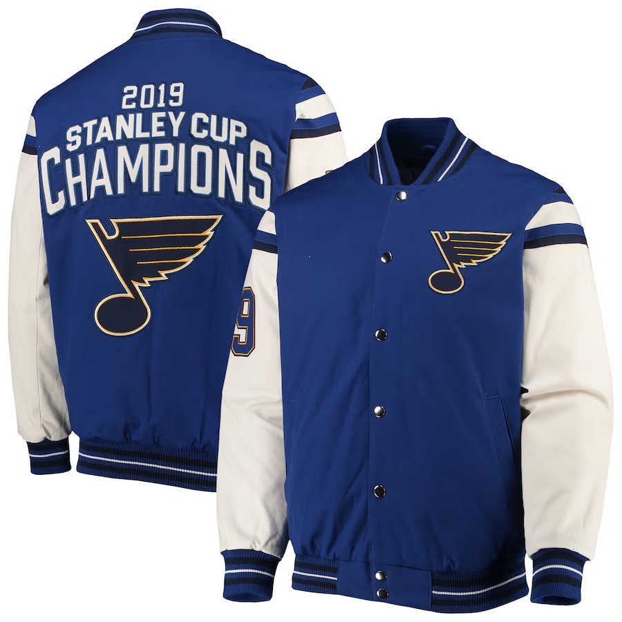 St. Louis Blues 2019 Stanley Cup Champions Full-Snap Jacket