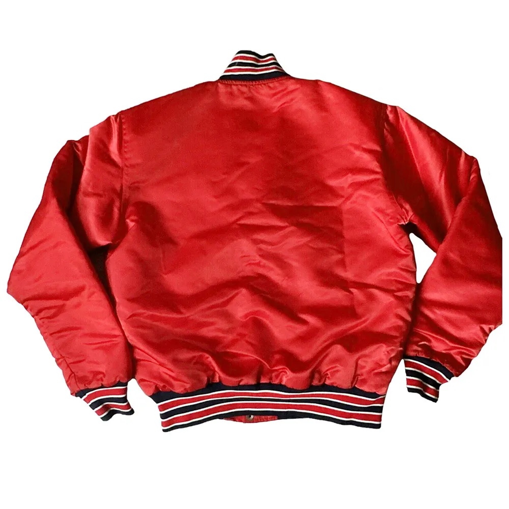 St. Louis Cardinals 1990’s Varsity Red Satin Jacket