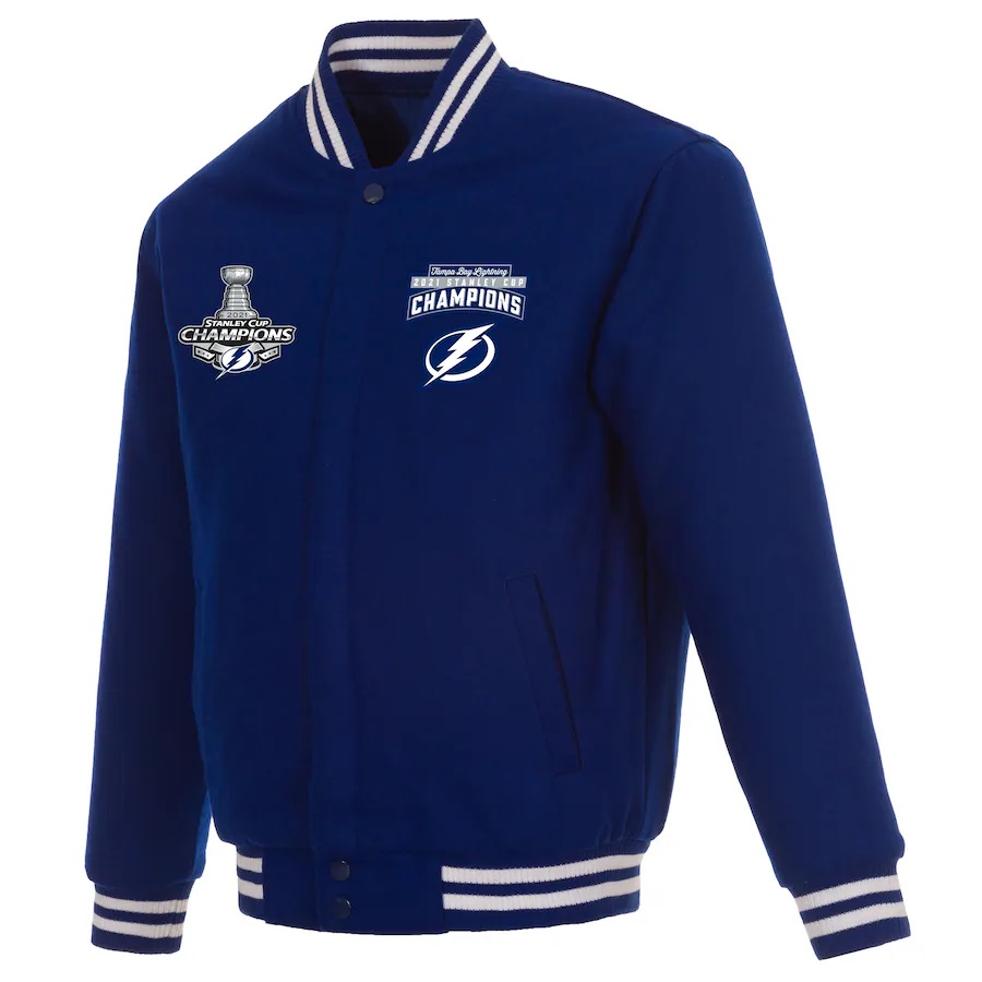 Tampa Bay Lightning 3-Time Stanley Cup Champions Jacket
