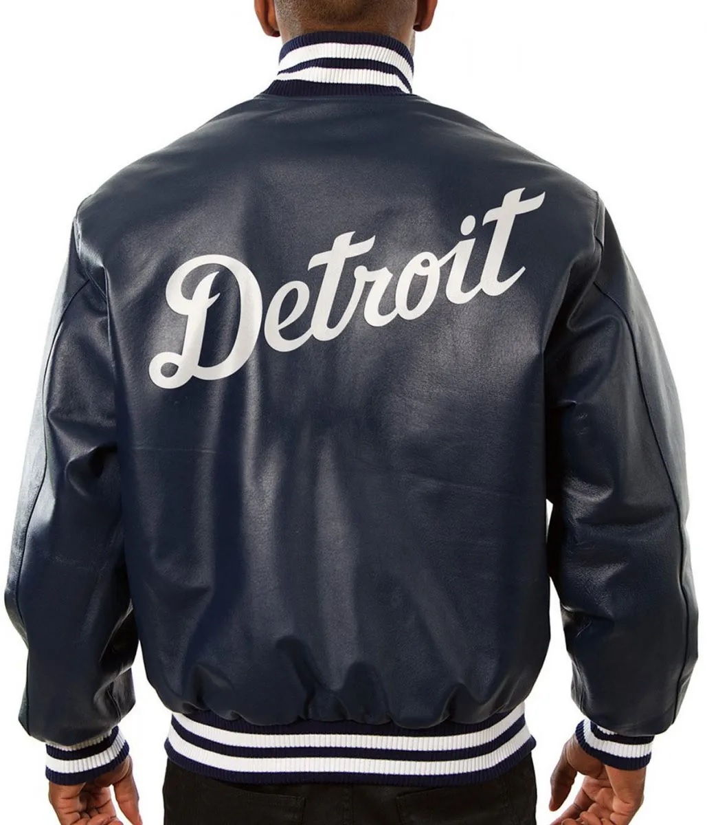 Detroit Tigers Varsity Leather Jacket